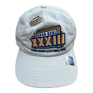 SuperBowl XXXIII January 31, 1999 Miami Florida Hat & Pin OS
